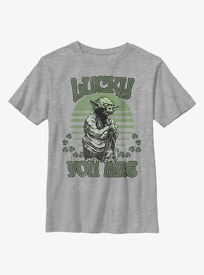 Star Wars Lucky Is Yoda Youth T-Shirt