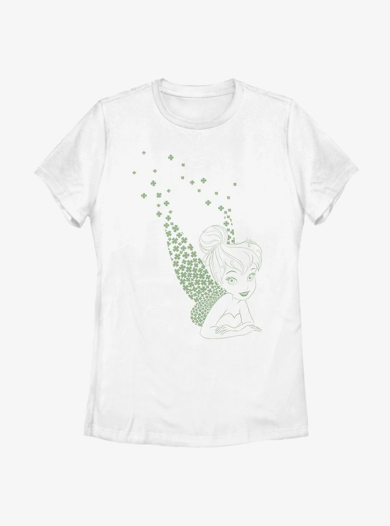 Disney Tinker Bell Tink Clovers Womens T-Shirt
