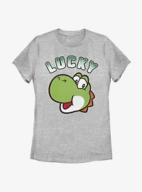 Nintendo Super Mario Yoshi Lucky Womens T-Shirt