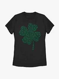 Disney Mickey Mouse Clover Fill Womens T-Shirt