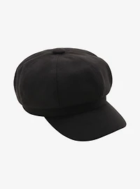 Black Cabbie Hat