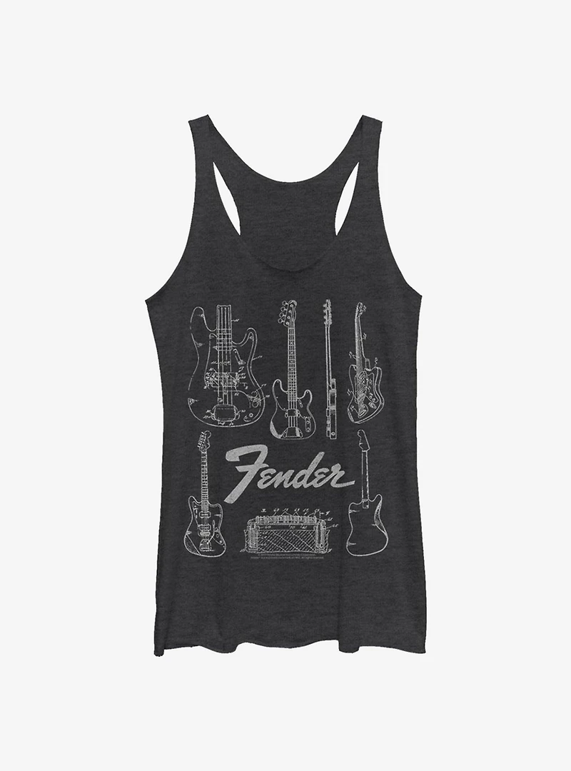Fender Chart Womens Tank Top