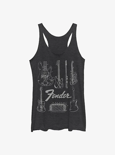 Fender Chart Womens Tank Top