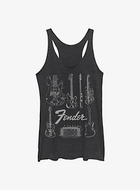 Fender Chart Womens Tank Top