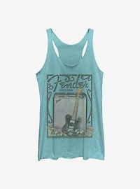 Fender Retro Poster Womens Tank Top