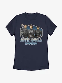 Star Wars The Mandalorian Nite Owls Womens T-Shirt