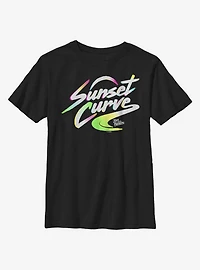 Julie And The Phantoms Sunset Curve Logo Youth T-Shirt