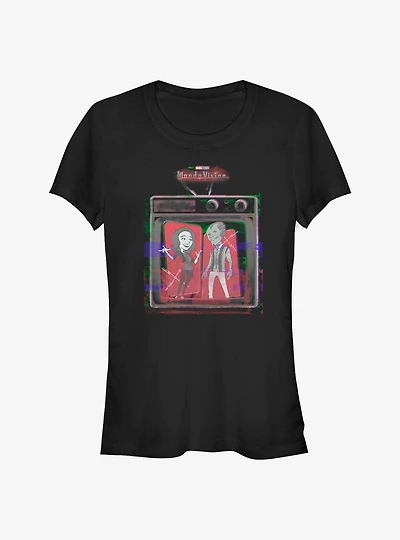 Marvel WandaVision Retro Television Girls T-Shirt
