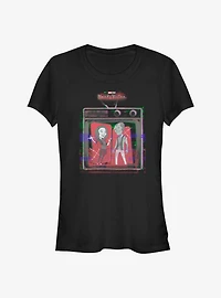 Marvel WandaVision Retro Television Girls T-Shirt