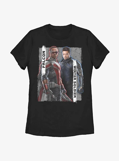 Marvel The Falcon And Winter Soldier New Team Womens T-Shirt