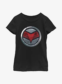 Marvel The Falcon And Winter Soldier Logo Youth Girls T-Shirt