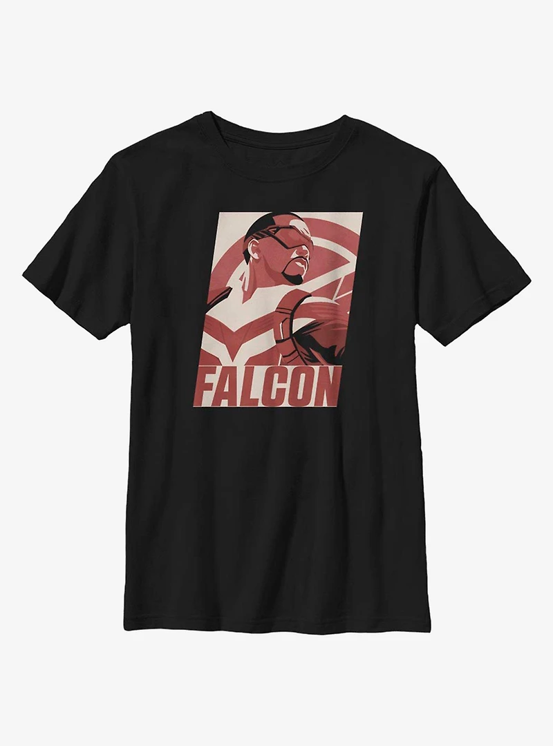 Marvel The Falcon And Winter Soldier Poster Youth T-Shirt
