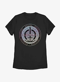 Marvel WandaVision S.W.O.R.D Digital Logo Womens T-Shirt