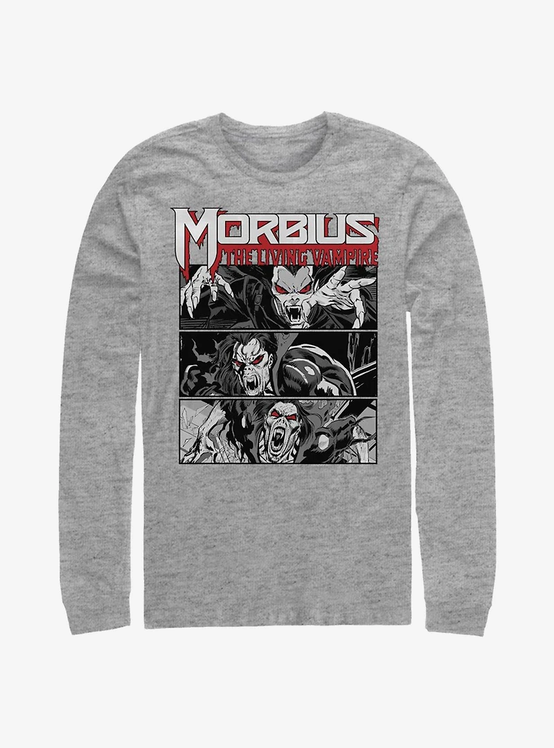 Marvel Morbius Panels Long-Sleeve T-Shirt
