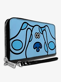 Nickelodeon Blue's Clues Blue Face Zip Around Wallet