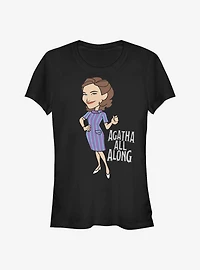Marvel WandaVision Agatha All Along Girls T-Shirt