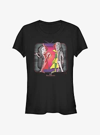 Marvel WandaVision Retro Television Cartoon Costume Girls T-Shirt