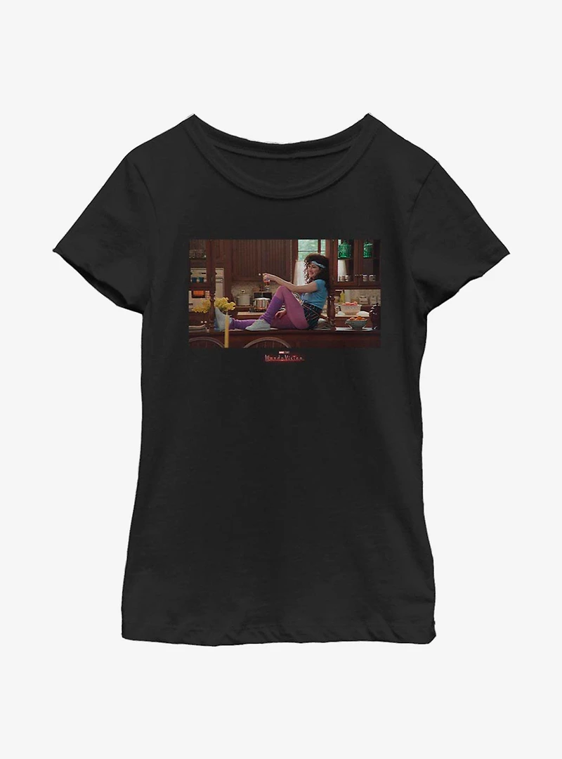 Marvel WandaVision Nosy Neighbor Agnes Youth Girls T-Shirt