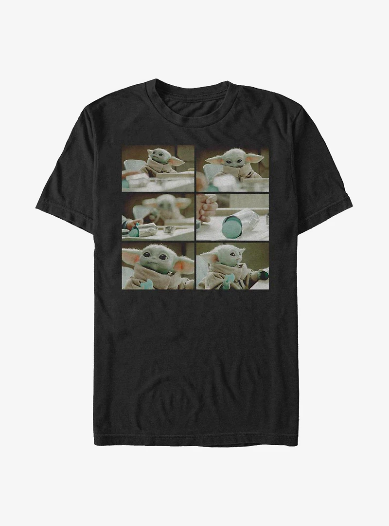 Extra Soft Star Wars The Mandalorian Child Scenes T-Shirt