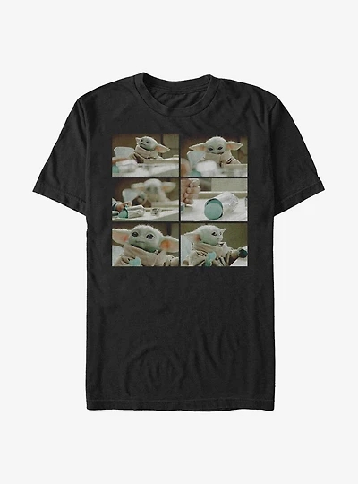 Extra Soft Star Wars The Mandalorian Child Scenes T-Shirt