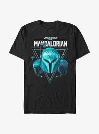 Extra Soft Star Wars The Mandalorian Helmets T-Shirt