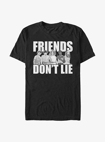 Extra Soft Stranger Things Cast Friends Don't Lie T-Shirt