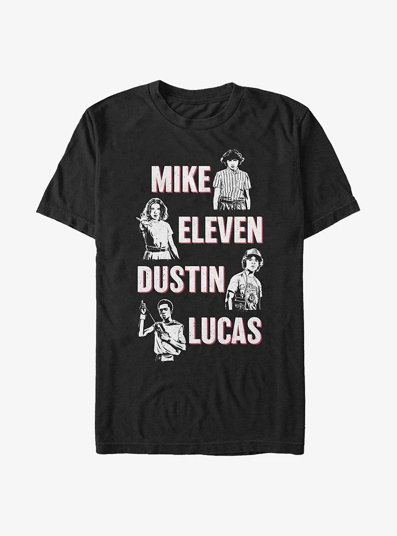 Extra Soft Stranger Things Cast Names T-Shirt