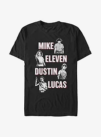 Extra Soft Stranger Things Cast Names T-Shirt