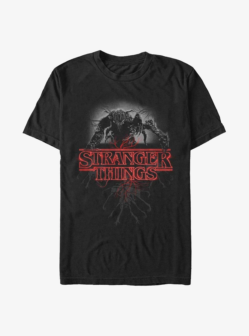 Extra Soft Stranger Things Logo Demogorgon T-Shirt