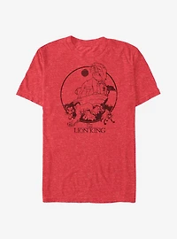 Disney The Lion King The Lion Sunset T-Shirt