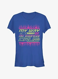 Disney Pixar Cars My Way or Highway Girls T-Shirt