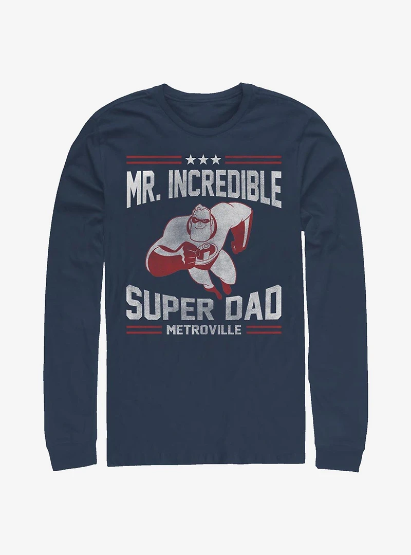 Disney Pixar The Incredibles Sporty Super Dad Long-Sleeve T-Shirt
