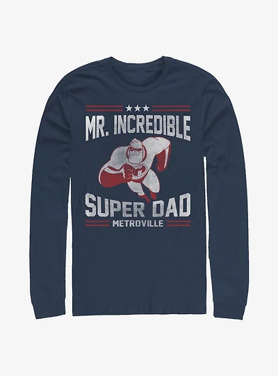 Disney Pixar The Incredibles Sporty Super Dad Long-Sleeve T-Shirt