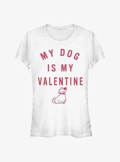 Disney Pixar Up Valentine Dug Girls T-Shirt