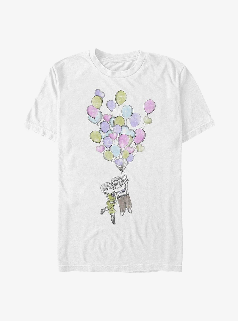 Disney Pixar Up Ellie & Carl Love Is The Air T-Shirt
