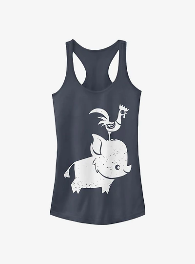 Disney Moana Pua And Hei Girls Tank