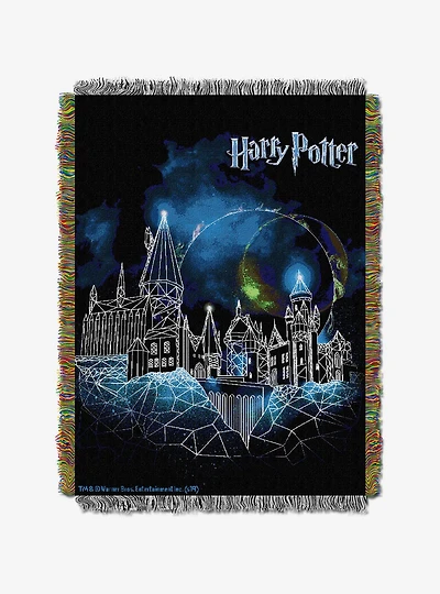 Harry Frozen Potter Castle Tapestry Throw