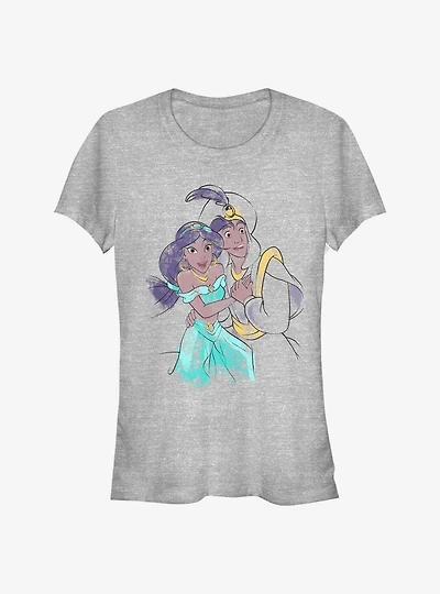 Disney Aladdin Jasmine And Ali Girls T-Shirt