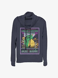 Disney The Princess And Frog Rockadile Cowlneck Long-Sleeve Girls Top