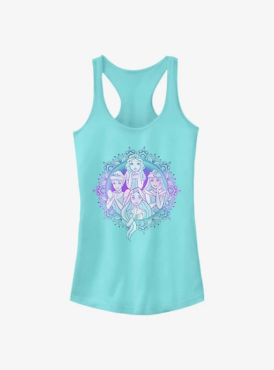 Disney Princess Simple Art Girls Tank
