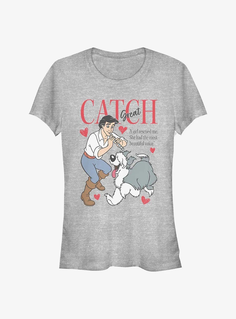 Disney The Little Mermaid Great Catch Girls T-Shirt