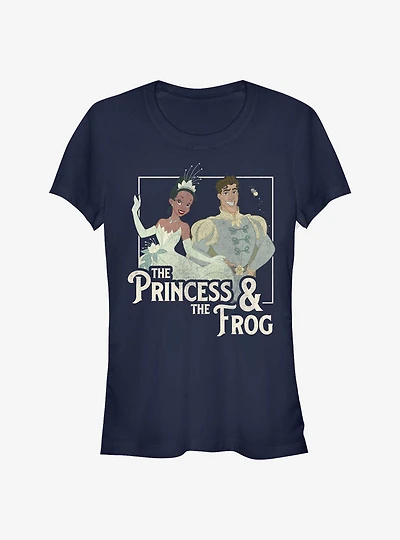 Disney The Princess And Frog Title Box Up Girls T-Shirt