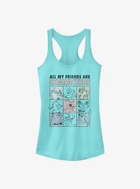 Disney Princess All My Friends Are Characters Girls Tank