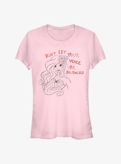 Disney The Little Mermaid Don't Be Silenced Girls T-Shirt