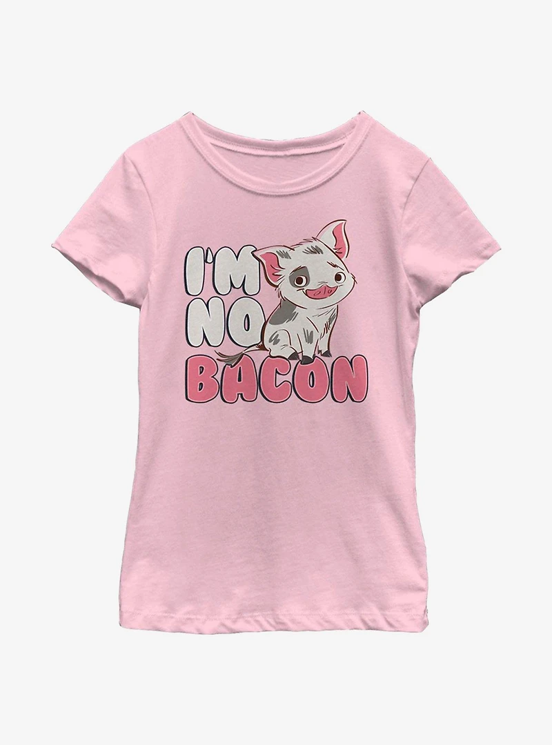 Disney Moana Not Bacon Youth Girls T-Shirt