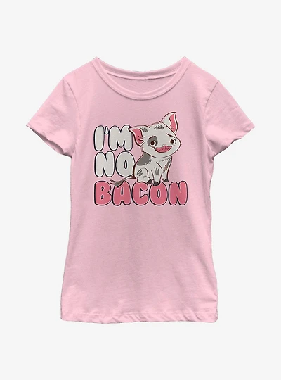 Disney Moana Not Bacon Youth Girls T-Shirt