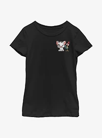 Disney Moana Pals Faux Pocket Youth Girls T-Shirt