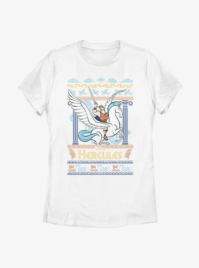 Disney Hercules Sweater Pattern Womens T-Shirt