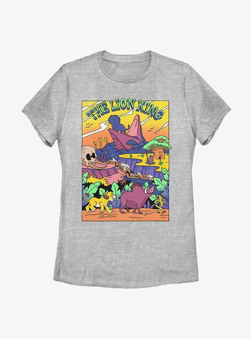 Disney The Lion King Hakuna Scenery Womens T-Shirt