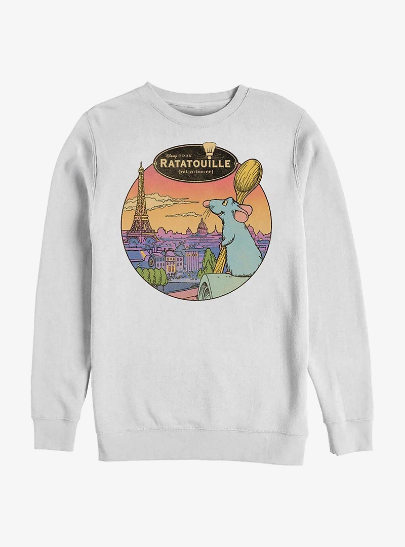 Disney Pixar Ratatouille Le Rat Parisian Sweatshirt